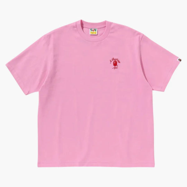 Bape One Point College Relaxted Fit Tea (SS25) Pink