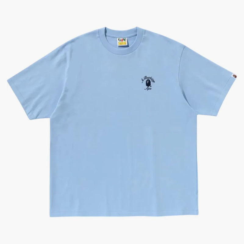 Bape One Point College Relaxated Fit Tea (SS25) Sax