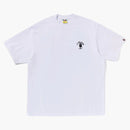 Bape One Point College Relaked Fit Tea (SS25) White