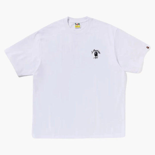 Bape One Point College Relaxated Fit Tea (SS25) White