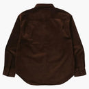 Bape One Point Corduroy L/S Shirt Brown