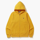 Bape One Point Full Zip Hoodie Yellow