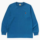 Bape One Point L/s Tee Blue