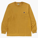 Bape One Point L/s Tee Yellow