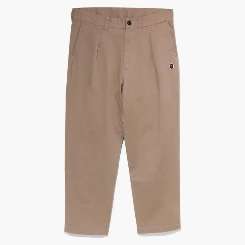 Bape One Point Loose Fit Chino Pants (ss23) Beige
