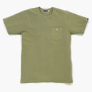 Bape One Point Overdye Pocket Tee Beige