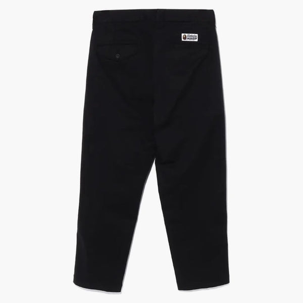 Bape jeden bod uvolněný fit chino kalhoty černé