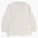 Bape One Point Relaxed Fit L/S Tea Ivory