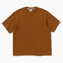 Bape One Point Relaxed Fit Tee Brown