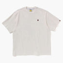 Bape One Point Relaxed Fit Tee Ivory
