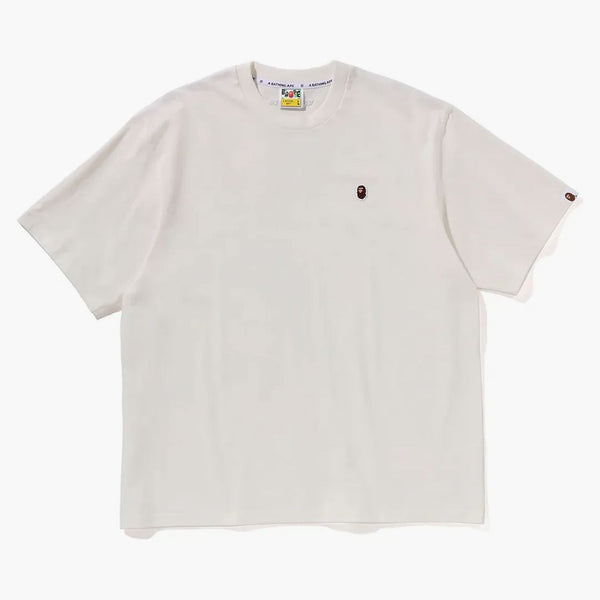 Bape jeden bod uvolněný fit Tee Ivory
