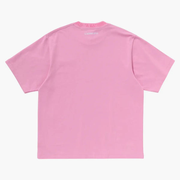 BAPE ONE BOD ROZPOJENÝ FIT TEA (SS25) PINK