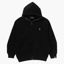 Bape One Point Relaxed Fit Zip Hoodie Black