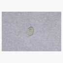 Bape One Point Relaxed Pullover Hoodie Gray