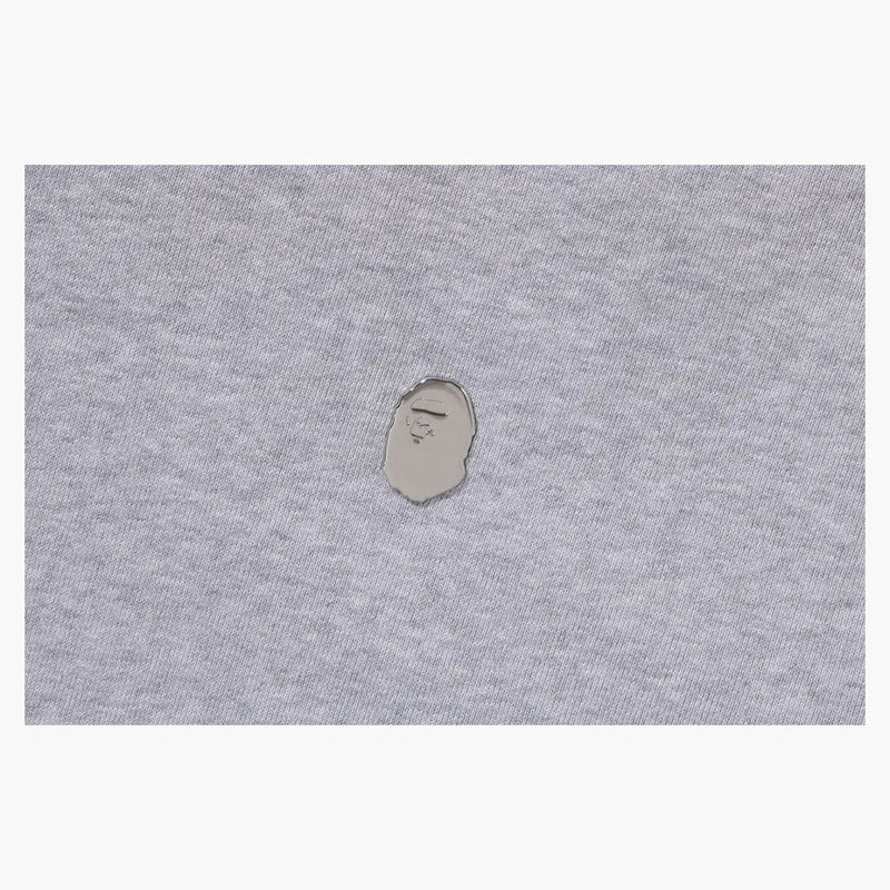 Bape jeden bod uvolněný pulver mikina šedá