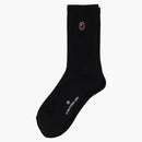 Bape One Point Sock Black