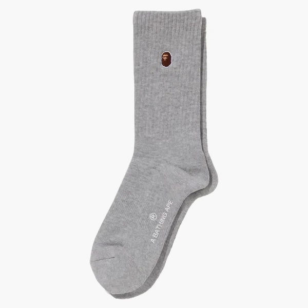 Bape un punto calzini grigi
