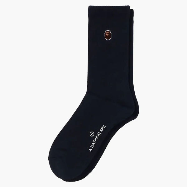 Bape One Point Sock Navy