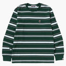 Bape One Point Stripe L/S Tea Green
