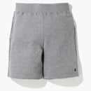Bape One Point Sweat Shorts Gray/Yellow
