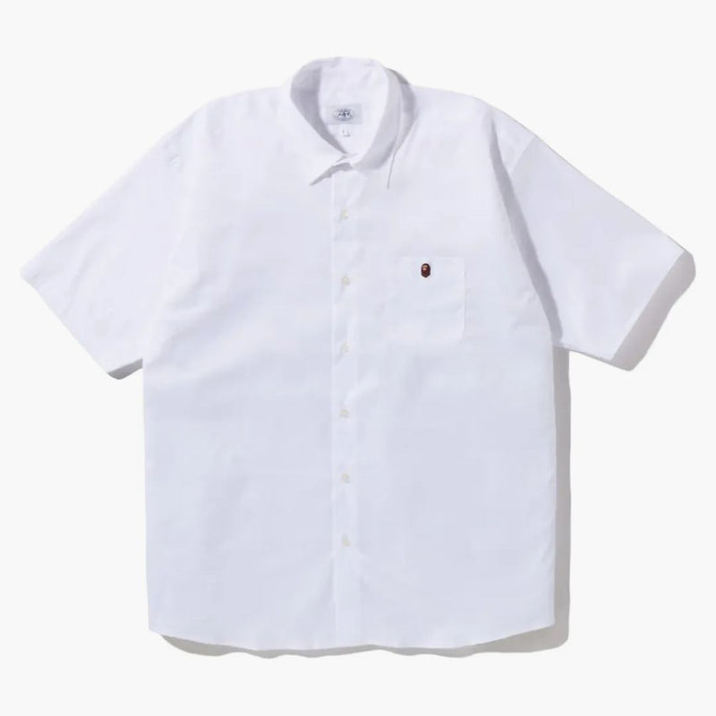 BAPE One Point Wide Fit S/S Tricou Alb