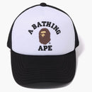Bape College Mesh Cap Black