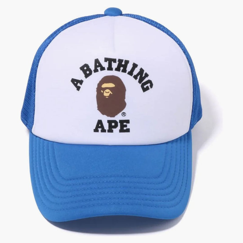 Bape College Mesh Cap Blue