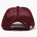 Bape College Mesh Cap Burgundy