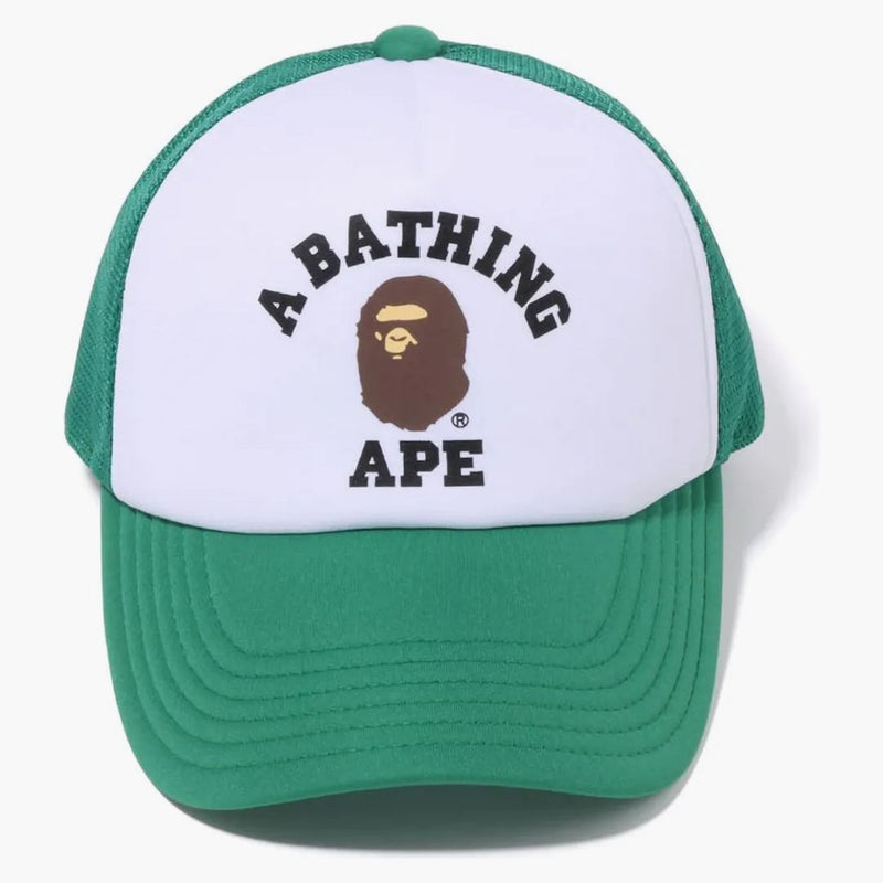 Bape College Mesh Cap Green