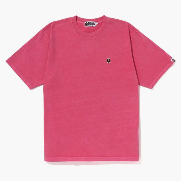 Bape Overdye Ape Head One Point Relaxed Fit Tee Pink