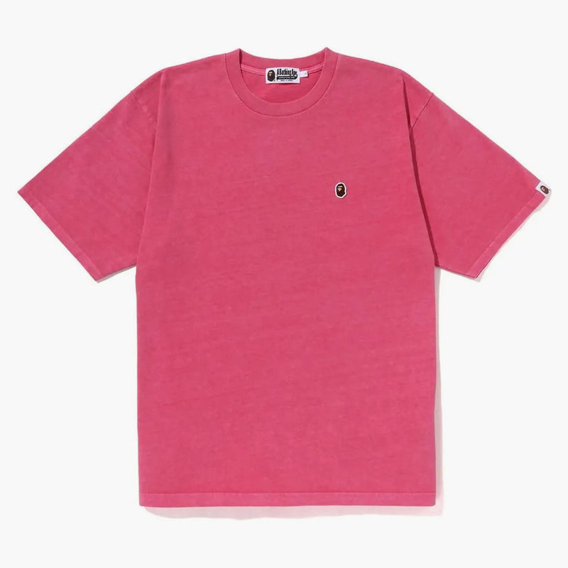 Bape Overdye Ape Head One Point Relaxed Fit Tee Pink