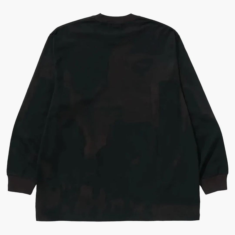 Bape Overprint Logo Relaxed Fit L/s Tee Black