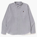 Bape Oxford Relaxed Fit Shirt (SS23) Gray