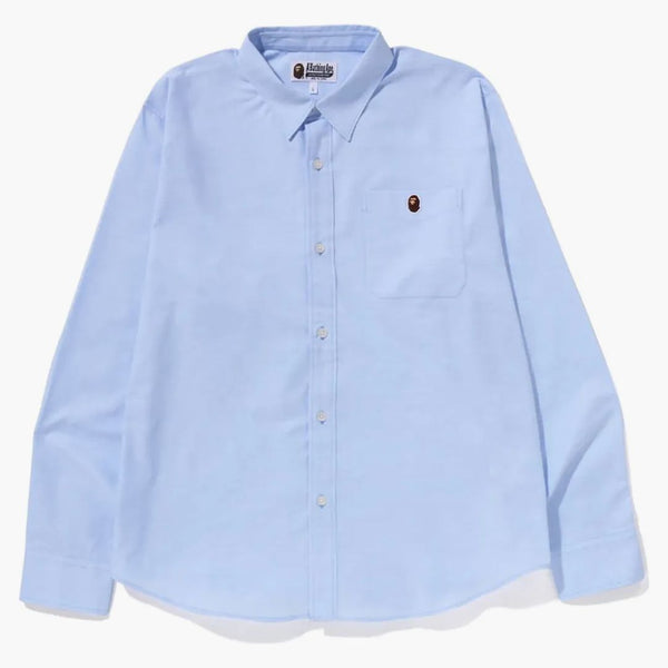 Bape Oxford Relaxed Fit Shirt (SS23) Sax