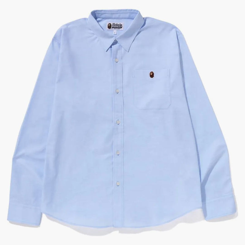 Bape Oxford Relaxed Fit Shirt (SS23) Sax