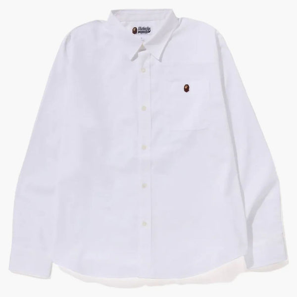 Bape Oxford Relaxed Fit Shirt (SS23) White