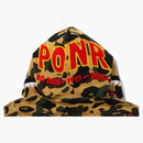 Bape Ponr 1st Camo Shark Full Zip Hoodie Yellow