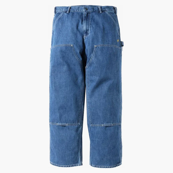 Bape Painter Denim Pants Indigo