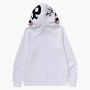 Bape Panda Full Zip Hoodie White