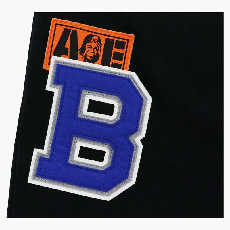 Bape Patch Sweat Pants Black