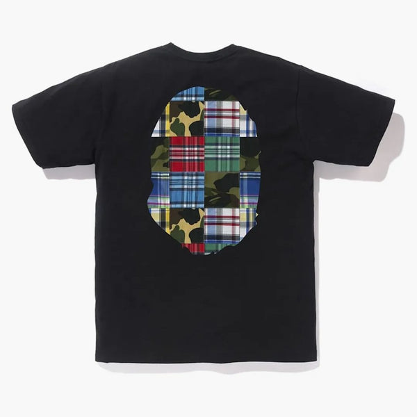 BAPE Patchwork Big Ape Head Tea Black