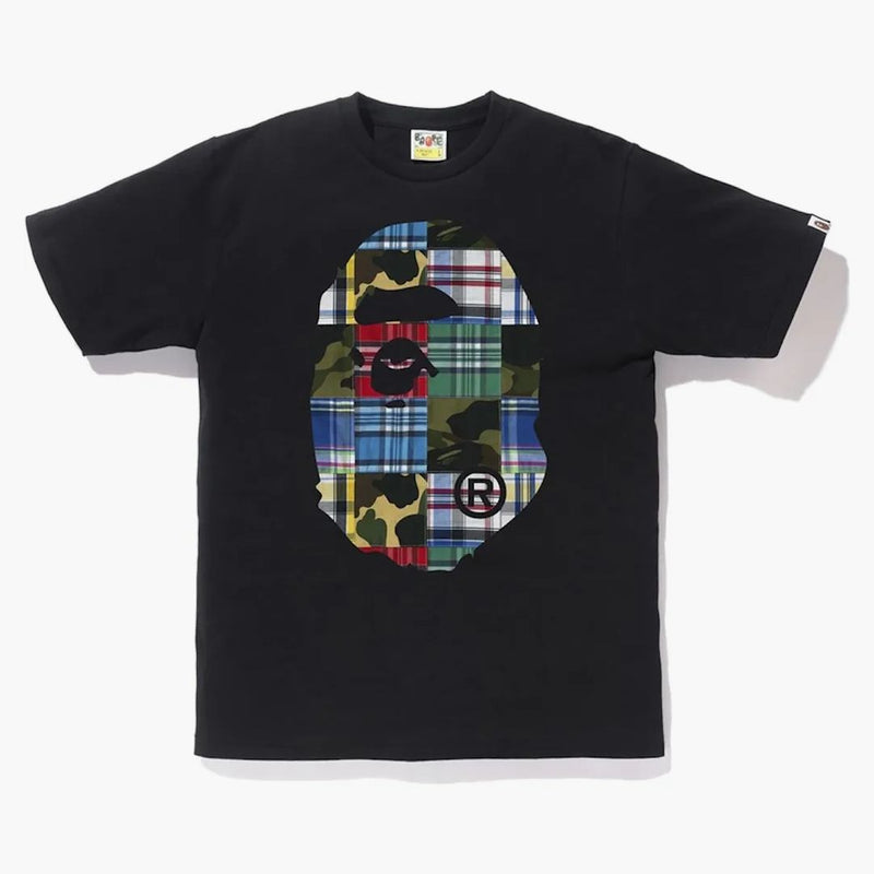 BAPE Patchwork Big Ape Head Tea Black