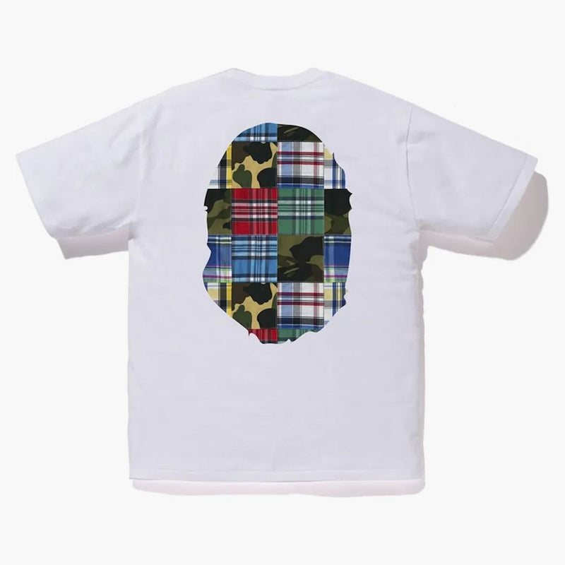 Bape Patchwork Big Ape Head Tee White