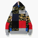 Bape Patchwork Full Zip Hoodie Multi