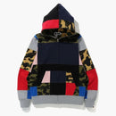 Bape Patchwork Full Zip Hoodie Multi