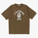 Bape Pigment Dyed College Relaxed Fit Tea Beige