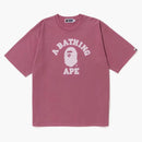 Bape Pigment Dyed College Relaxed Fit Tea Purple