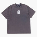 Bape Pigment Print Ape Head Relaxed Fit Tee Charcoal
