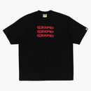 Bape Pin Logo Relaxed Fit Tee Black