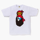 BAPE Pirate Milo en Ape Head Tea White